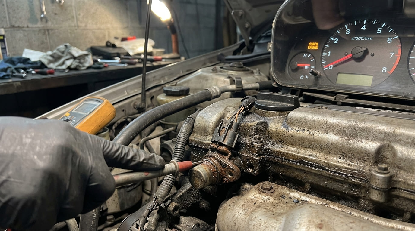 Can a faulty crankshaft position sensor prevent engine start?