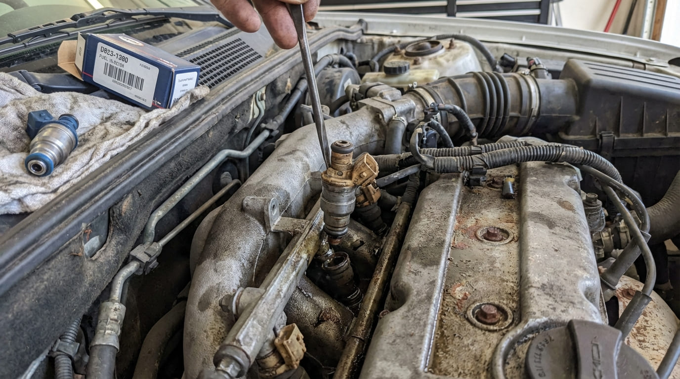 Can a single fuel injector be replaced?