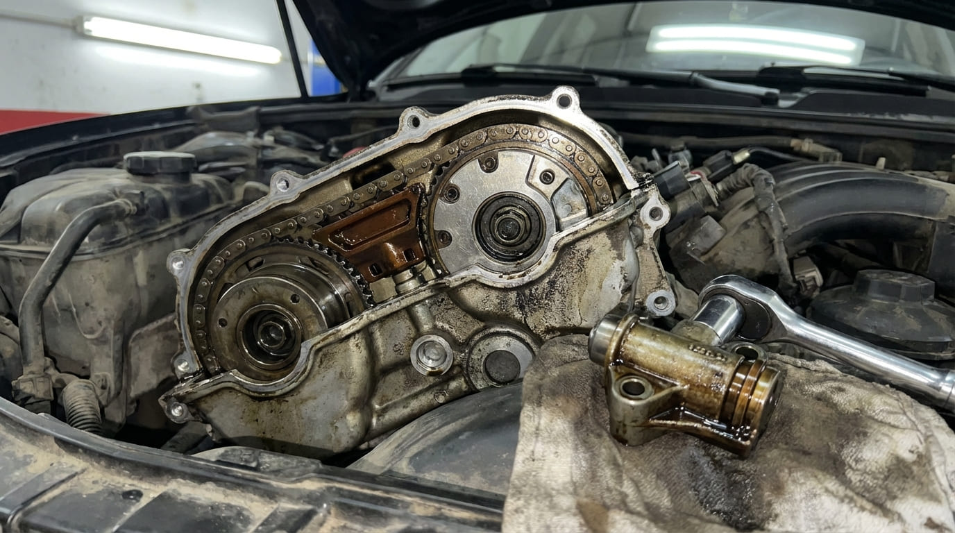 Can a timing chain tensioner be replaced without replacing the chain?
