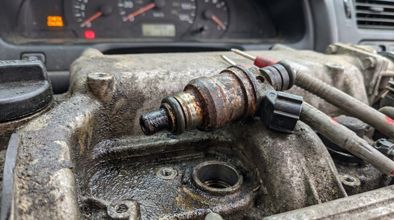 Can faulty fuel injectors cause engine misfires?