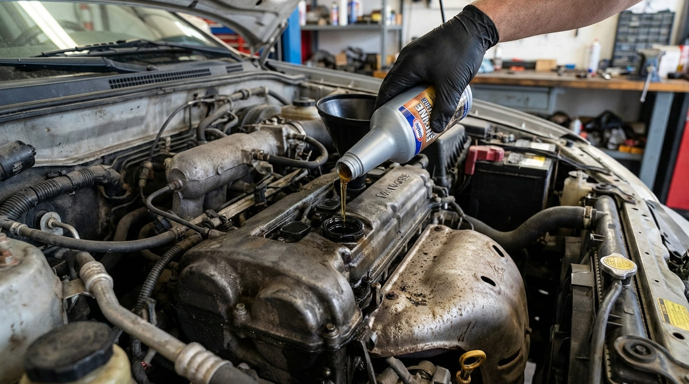 How to clean hydraulic lifters without removal?
