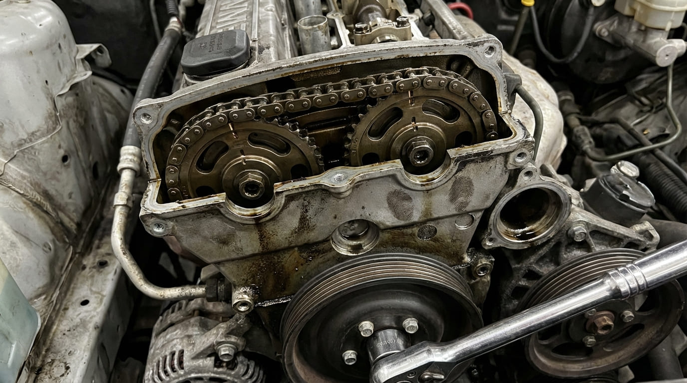 How to diagnose a stretched timing chain?