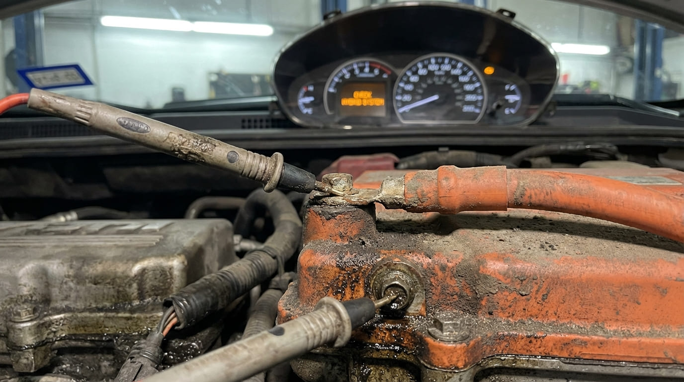 How to diagnose whether an issue stems from the hybrid battery or the engine?