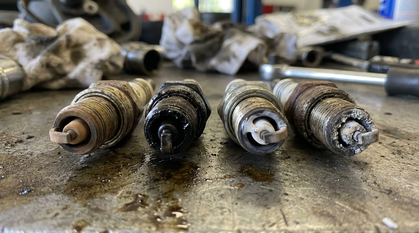 How to interpret spark plug condition?