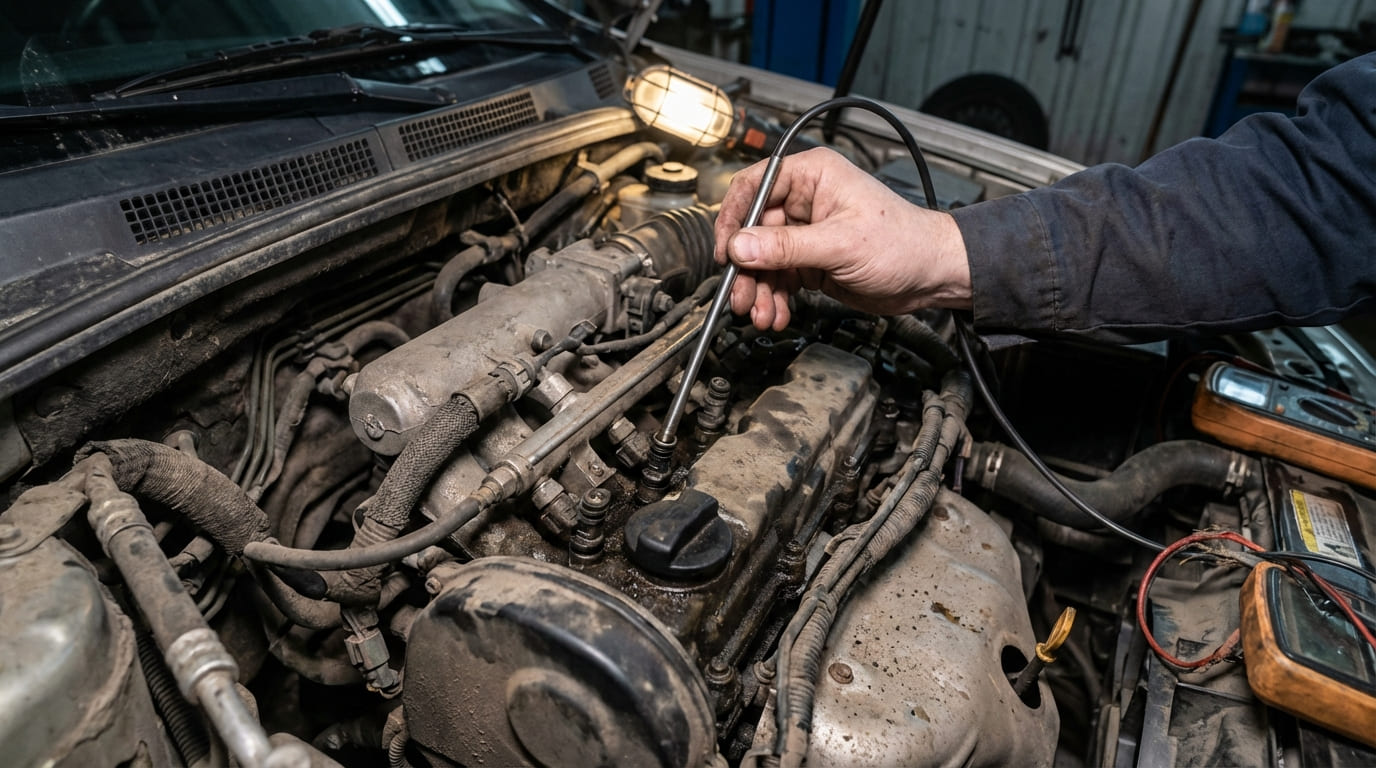 How to test fuel injectors without removal?