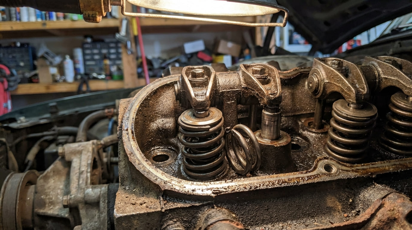 Is it safe to drive with a broken valve spring?