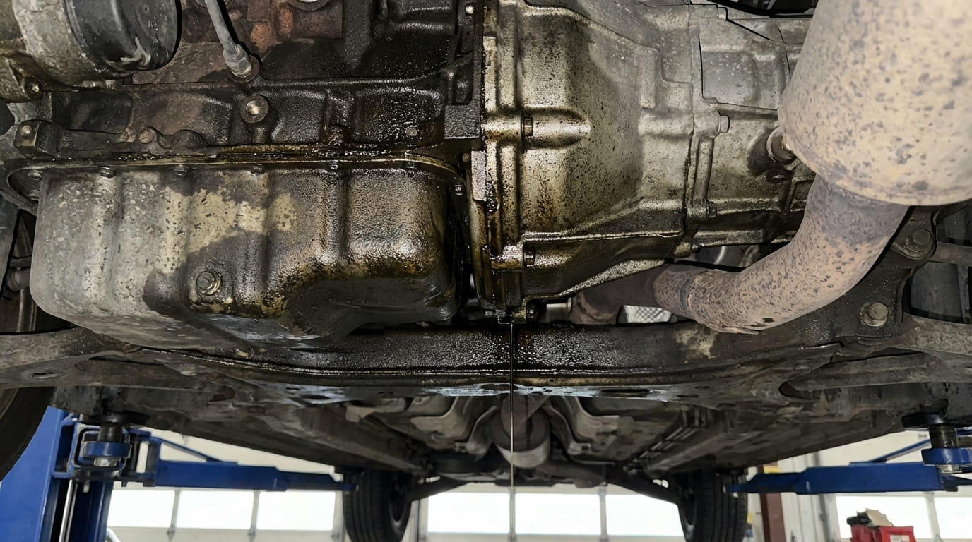 Is it safe to drive with a leaking rear main seal?