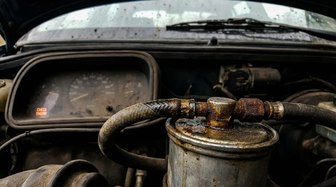 What are the symptoms of a clogged fuel filter?