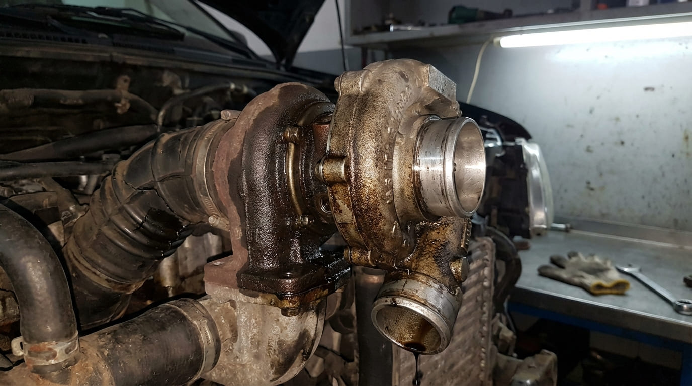 What are the symptoms of a failing turbocharger?