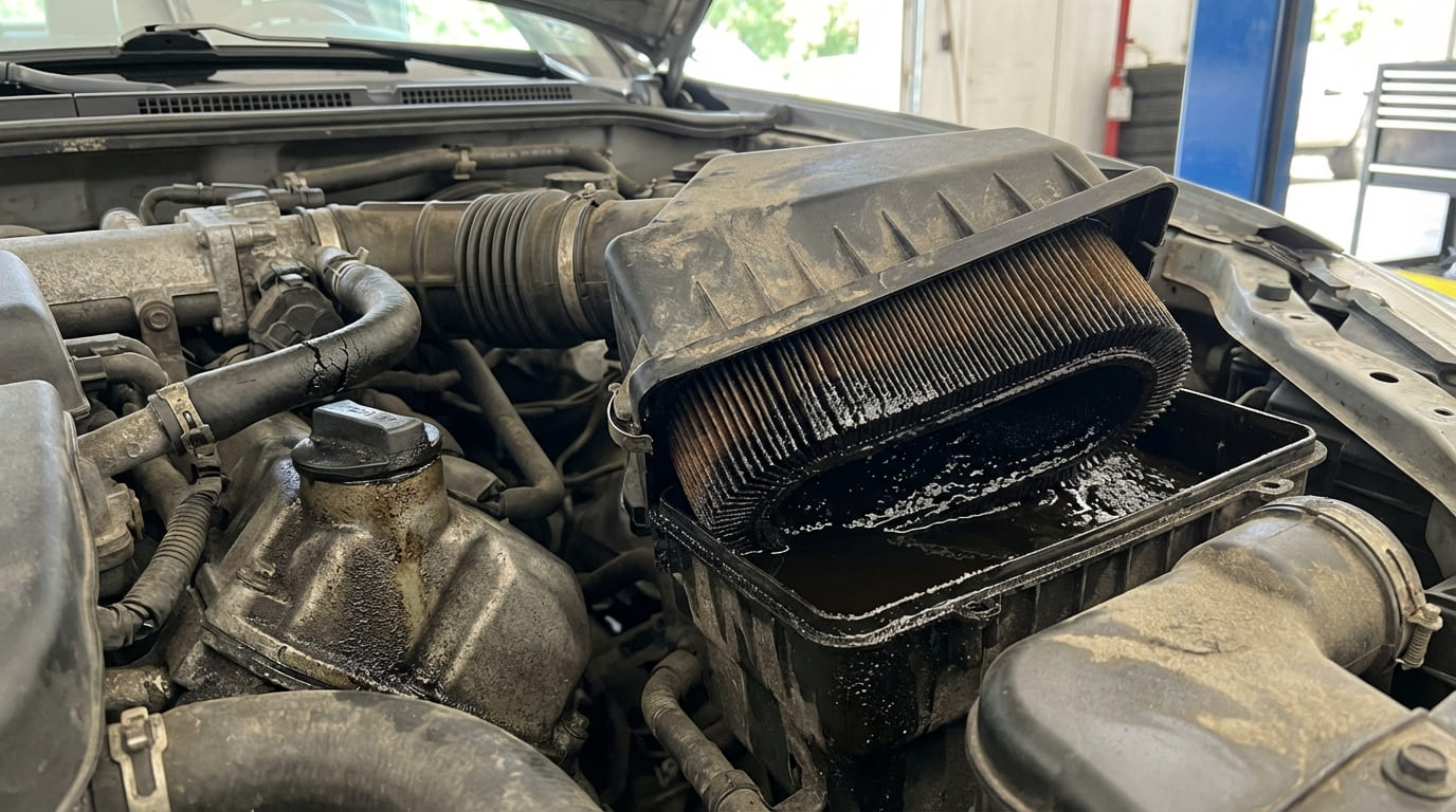 What are the symptoms of a faulty PCV valve?