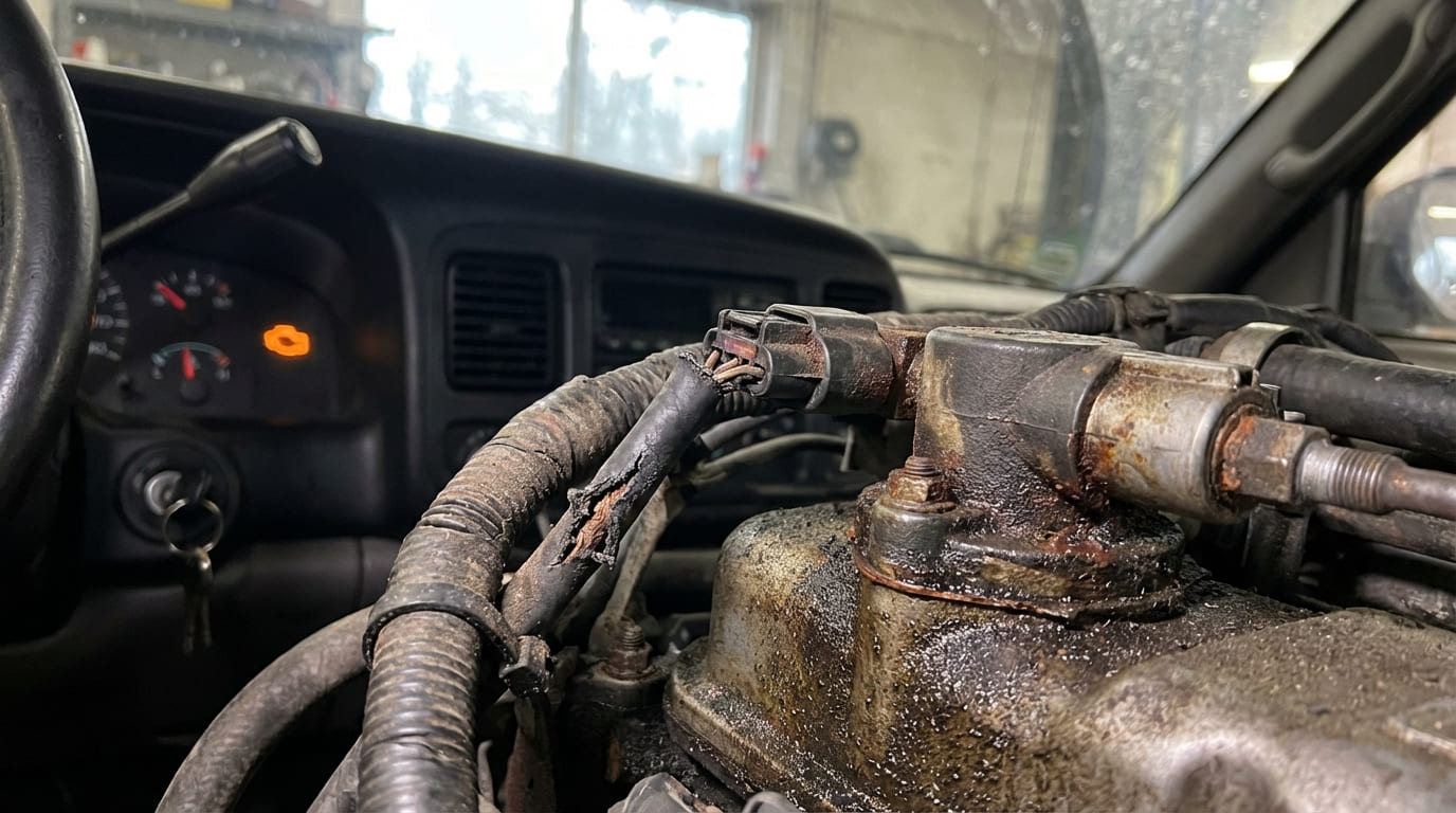 What are the symptoms of faulty glow plugs?
