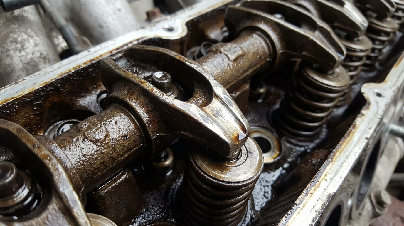 What are the symptoms of worn rocker arms?