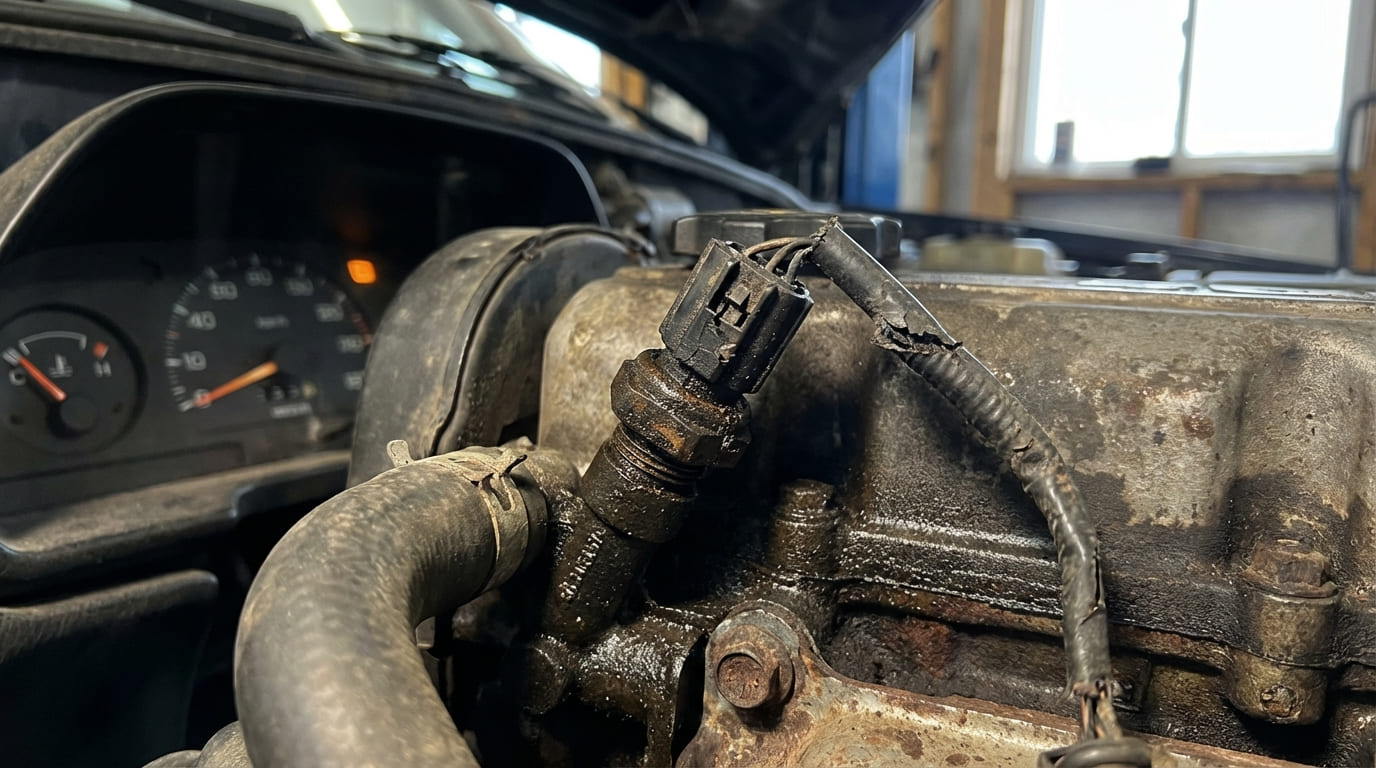 What causes a non-functional temperature gauge?