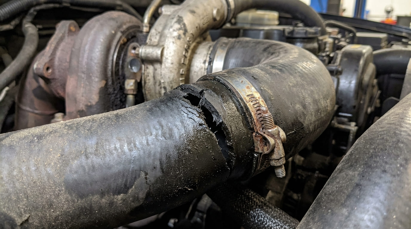 What causes boost leaks or loss of boost pressure?