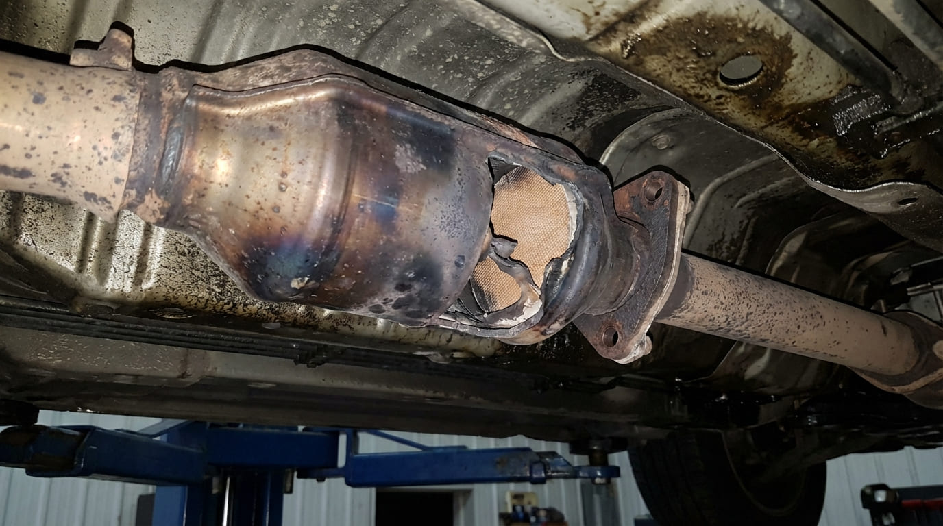 What causes catalytic converter failure?