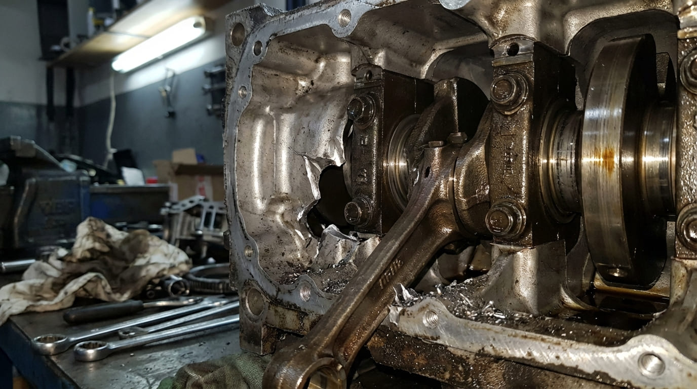 What causes connecting rod failure?