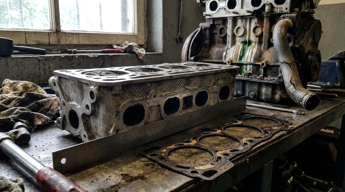 What causes cylinder head warping?