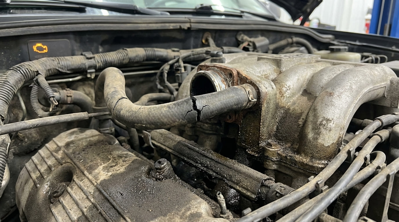 What causes engine misfires, rough running, or misfires under specific conditions (cold, warm, idle, load)?