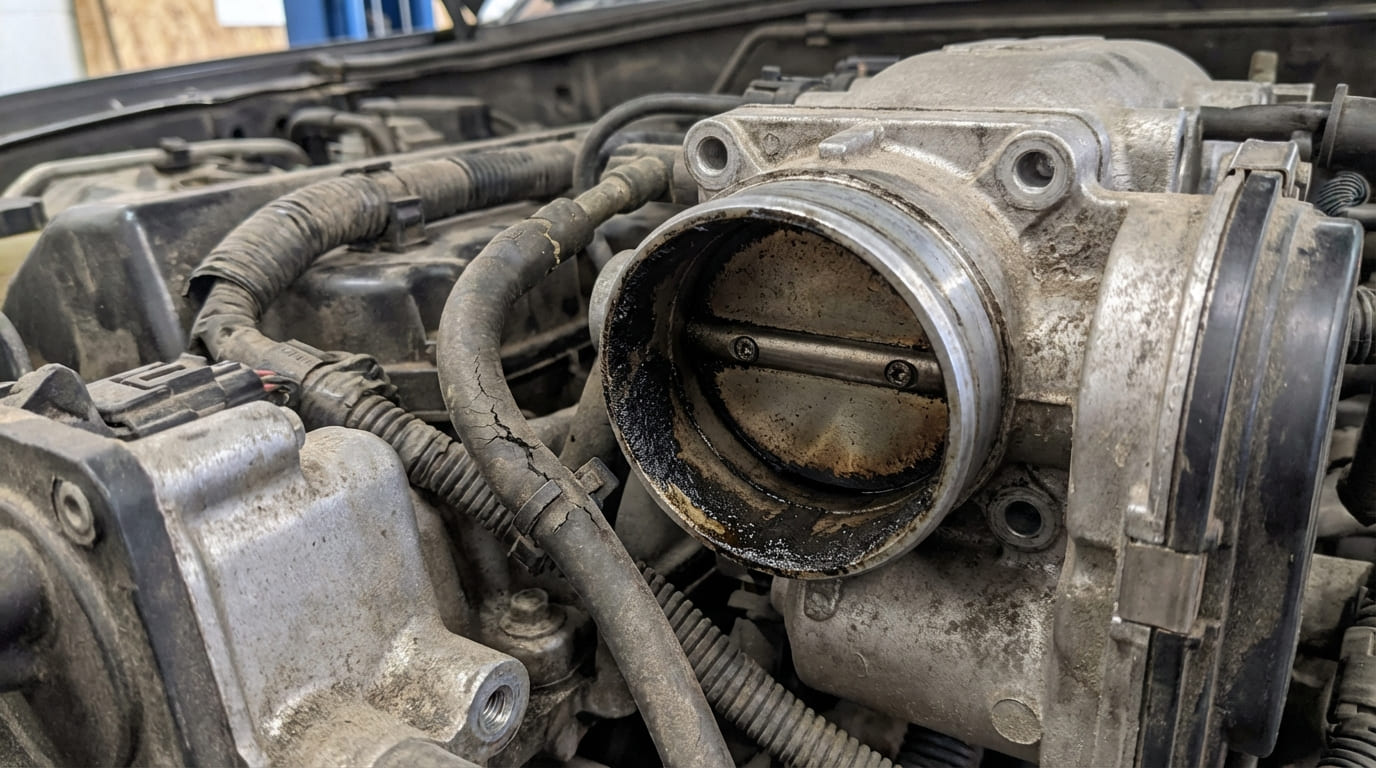 What causes engine stalling at idle, while driving, when braking, or when shifting?