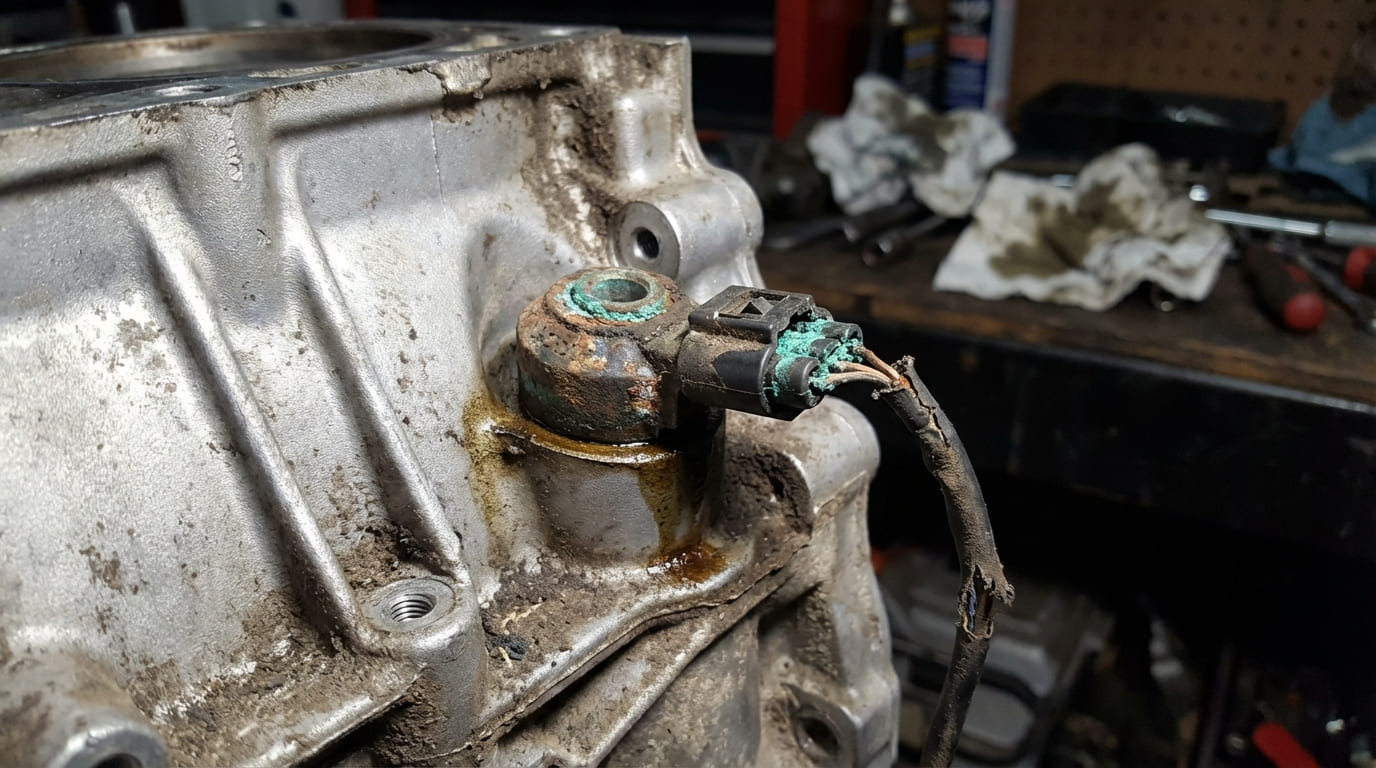 What causes knock sensor failure?