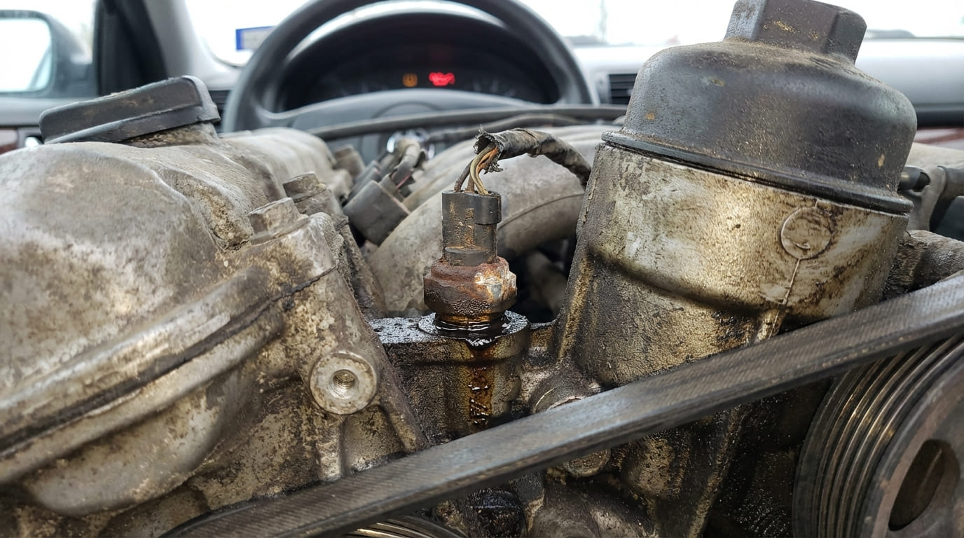 What causes low or high oil pressure?