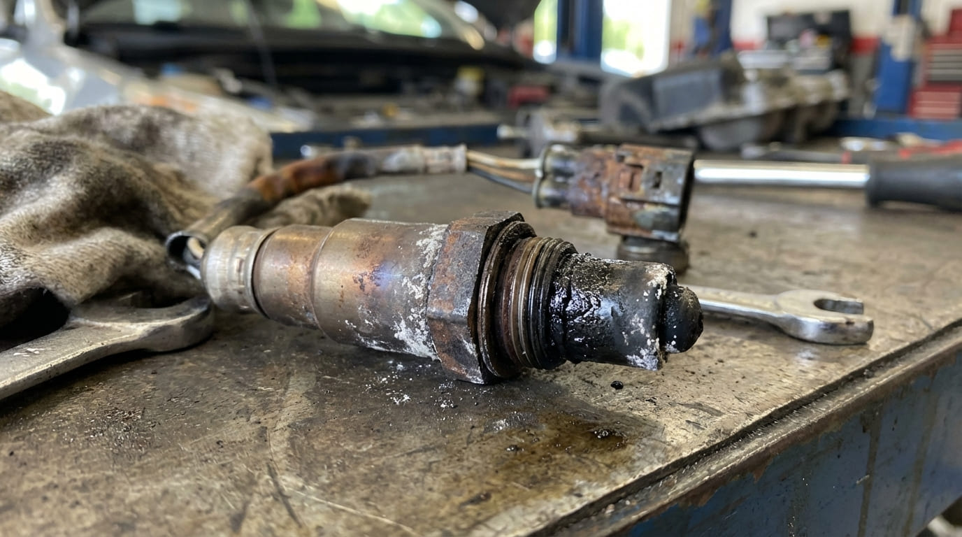 What causes oxygen sensor failure?