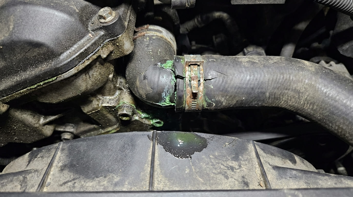 What causes radiator coolant leaks?