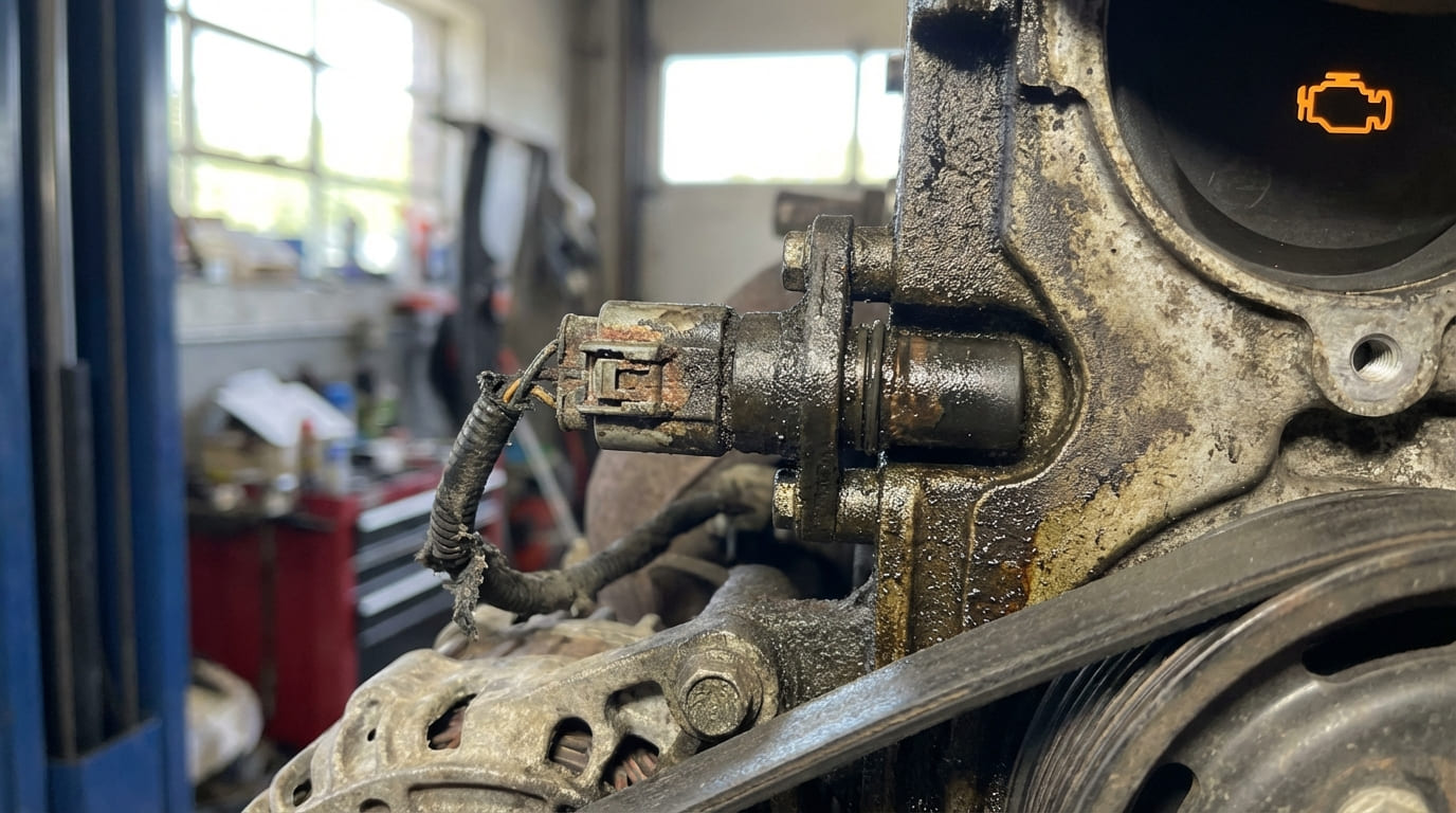 What does a crankshaft position sensor do?