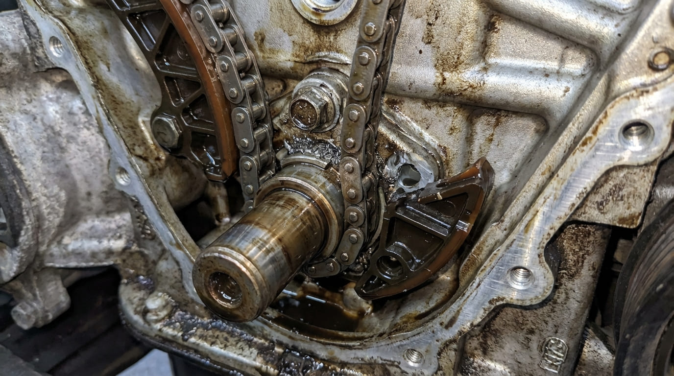 What does a timing chain tensioner do?