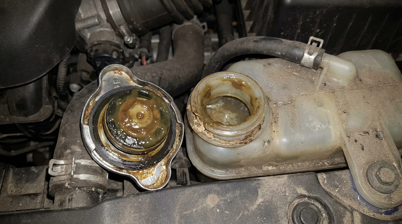 What happens when different coolant types are mixed?