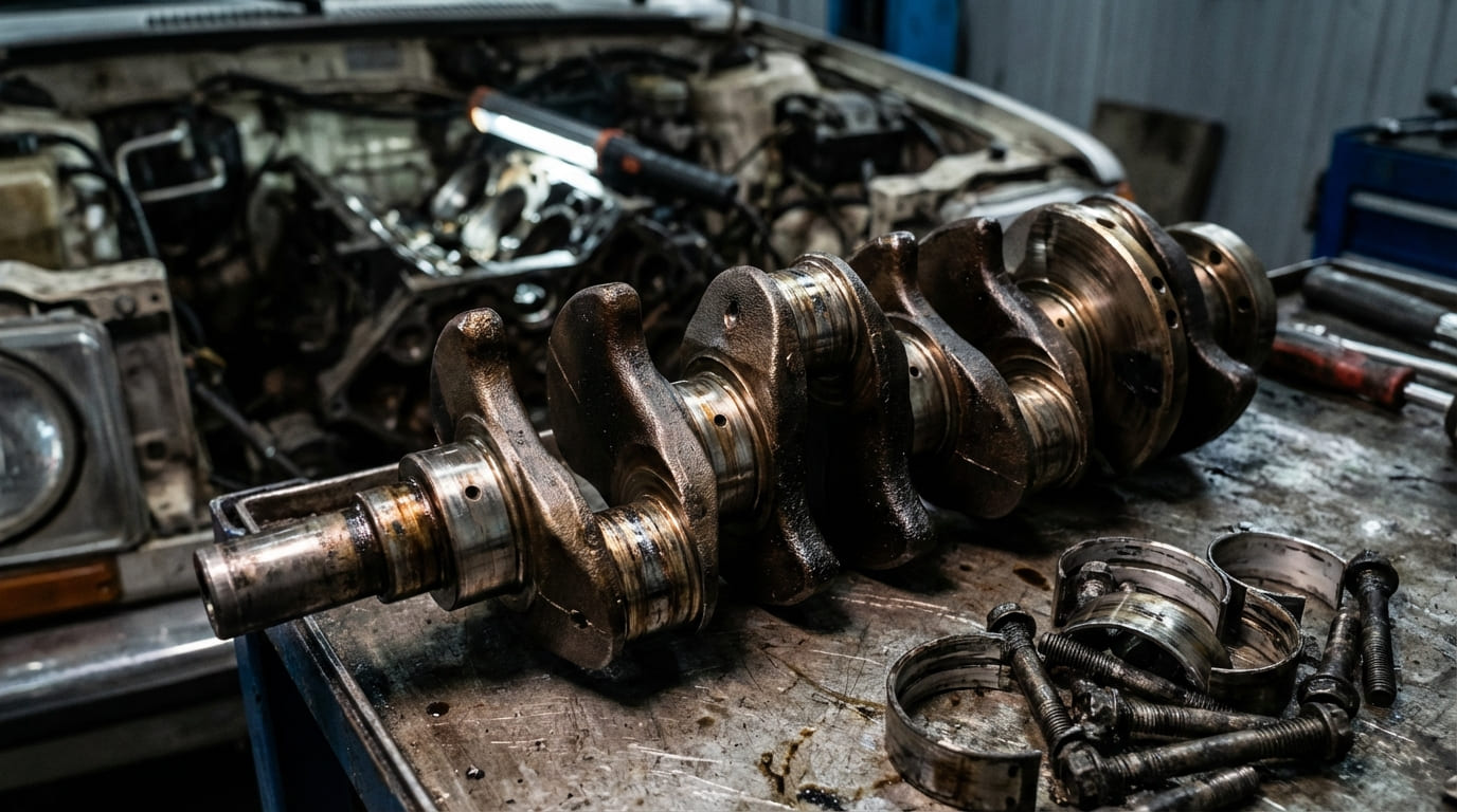 What is a crankshaft and how does it work?