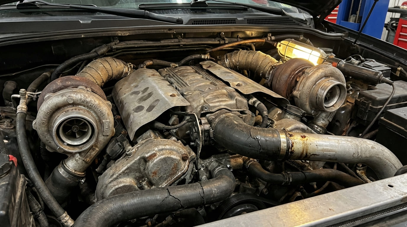 What is a twin-turbo setup?