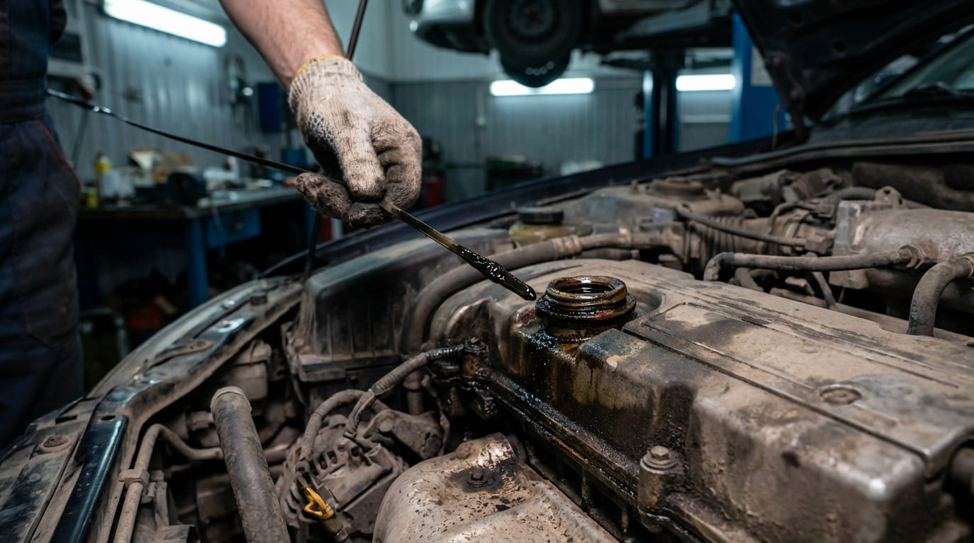 What is the recommended oil change interval and type of motor oil?